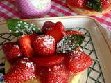 Tartelettes fraises au lemon curd  version rapido 