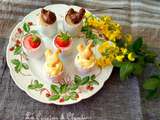 Trio de coquetiers gourmands pour Pâques