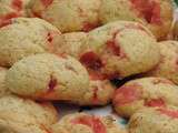 Cookies au chocolat blanc et fraises tagada