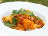 Curry de cabillaud à la tomate