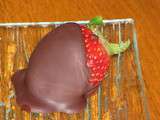 Fraises au chocolat