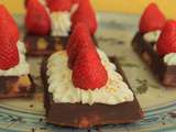 Gaufres chocolat, chantilly et fraises