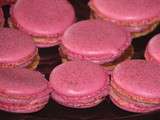 Macarons à la ganache cassis/groseilles