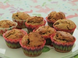 Muffins au beurre de cacahuète et pépites de chocolat