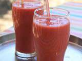 Smoothie fraises, bananes