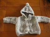 Veste à capuche pour bébé, 6 mois