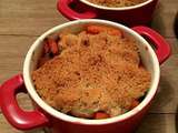 Carottes et crumble de noisettes