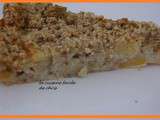 Crumbcake aux pommes et fruits secs (noisettes, noix et pistaches)