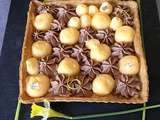 Tarte au citron et chocolat praliné