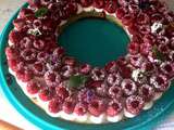 Tarte aux framboises de Benoit Couvrand ( Pour Cyril Lignac)