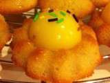 Financiers au Lemon Curd