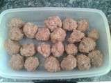 Boulettes de boeuf jambon et bacon au thermomix