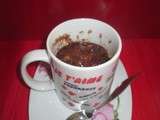 Mug cake moelleux chocolat banane