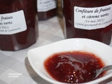 Confiture de fraises aux citrons verts