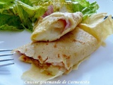 Crêpe façon raclette au lait de soja