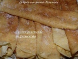 Crêpes sucrées au grand Marnier