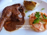 Cuisses de canette sauce au Porto