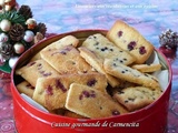 Financiers aux cranberries et aux raisins secs