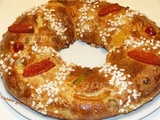 Gâteau des rois aux fruits confits