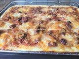 Pizza aux merguez frita et mozzarella