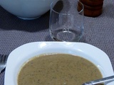 Velouté de châtaignes et champignons forestiers