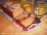 Cake au citron et lemon curd