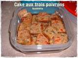 Cake aux trois poivrons