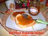 Confiture rhubarbe abricot