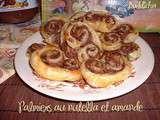 Palmiers au nutella et amande