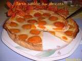 Tarte sablée aux abricots