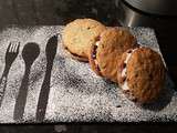 Cookies glaces au flocon d' avoine ( recette de l atelier des chefs)