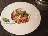 Courgetti primavera ( recette de l atelier des chefs)