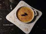 Creme brulee a la feve de tonka ( recette de l atelier des chefs)