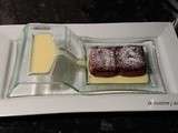 Fondant chocolat, creme anglaise vanillee ( recette de l atelier des chefs)