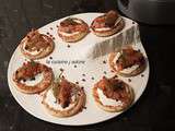 Saumon gravlax minute et blinis a la creme d' algues ( recette de l atelier des chefs)