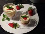 Verrine de fraises au mascarpone ( recette de l atelier des chefs)