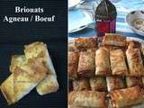 Briouats au Boeuf et Agneau