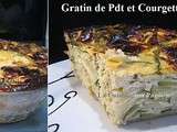 Gratin de Courgette et Pdt à l'Ail