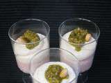 Mousse de Jambon Cru, Chantilly au Parmesan et Pesto Vert