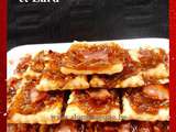 Tartelettes aux Echalotes Caramélisées au Porto et Lard