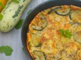 Clafoutis de courgettes et chèvre