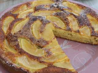 Gâteau au mascarpone et à la pomme