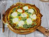 Quiche à la roquette et au fromage de chèvre