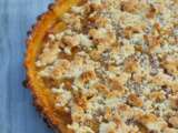 Tarte crumble aux mirabelles