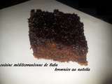 Brownies au nutella