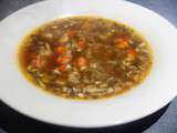 Soupe terre et mer aux saveurs dailleurs