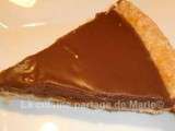 Tarte au chocolat au lait et au caramel à la touche perso