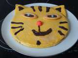 Gateau tigre pour un anniversaire sur le thème des animaux