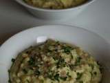 Risotto fèves et lardons