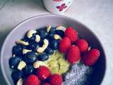 Smoothie bowl avocat/banane/ chia